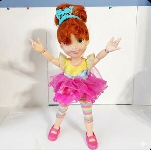 Disney Junior Fancy Nancy 18" Poseable Doll In Dress